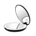 Joselin Portable Folding Mirror with LED Light Makeup Mirror 10X Magnifying Glass 12 Lamp Bead Mini Mirror Black