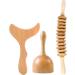 Healifty 3-In-1 Wood Therapy Massagers | Maderoterapia Kit & Gua Sha Roller for Ultimate Relaxation - International Shipping Available - Buy Online on GoSupps.com