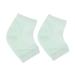 1 pair of cracked heel moisturizing heel socks socks with foot lotion heel ankle cuff made of silicone silicone silicone high heeled Achilles tendon pads men and women light green