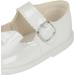 Baypods Toddler Shoes | Hard Sole Baby Girls First Walking Shoes | Anti-Slip Sole | Made in England | White Patent | Size 4 UK - Buy Online on GoSupps.com