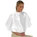 Canyon Rose Esthetician's Client Cape  For Makeup Application  White Satin Reflects Light Upwards To Face  Helps Eliminate Shadows for Even Makeup Application