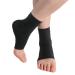 Ankle Brace Compression Sleeve for Women | Sports Bandage Sock & Heel Protector | Large Black - Ideal for Sprained Ankles - Buy Online on GoSupps.com