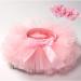 PythJooh Baby Girl Tutu Bloomers Set | Ruffle Pettiskirt with Headband | Photo Props for Newborns to Toddlers | Pink (6-12 Months) - Buy Online on GoSupps.com