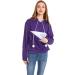 Large Pet Pouch Hoodie - Purple Unisex Carrier Sweatshirt for Cats and Dogs - Buy Online on GoSupps.com