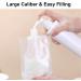 Ruayia Portable Travel Liquid Bags Transparent Set of 15 30ml/50ml/100ml Leakproof Squeeze Bags for Toiletries Lotion Cosmetic Jars - Buy Online on GoSupps.com