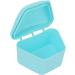Trapezoidal Orthodontic Retainer Case - Portable Oral Storage Box for Dentistry | Travel-Friendly Purple/Blue Dental Protector - Buy Online on GoSupps.com