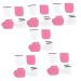 minkissy 12 Sets Leather Horn Boots Female Spa Gloves Manicure Treatment Hand Cover Wax Heat Foot Cover Hand Spa Gloves Wax Sock Paraffin Therapy Gloves Paraffin Wax Bath Gloves Spa Tool