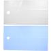 Ververt Touch Treatment Tablecloth - Breathable Oil-Resistant Beauty Salon Bed Linen | Waterproof Massage Cover with Face Hole | Perfect for Wellness Studios - White-Blue - Buy Online on GoSupps.com