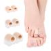 3 Pair Toe Separator Preventing Friction Bunion Pads Safe Bunion Corrector Toe Spacers for Toe Deformation Blisters Calluses Toes and Fingers