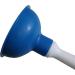 Coralpearl 4 Inch Hand Drain Plunger with 9 Inch Handle - Small Force Pump Cleaner for Kitchen Sink, Bathroom, Toilet, Shower, Tub - Blue - Buy Online on GoSupps.com