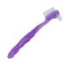 Denture Brush Dual Head Toothbrushes Hard Denture Removing Brush Denture Toothbrush Removing Brush False Teeth Brush Toothbrush for False Teeth Removing()