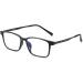 Buy Iynwbjts TR9912 Men's Anti Blue Light Retro Square Reading Glasses - High Definition for Adults - Black Blue Frame - International Shipping - Buy Online on GoSupps.com