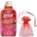 Lenor Outdoorable Fabric Conditioner Ultra Concentrated Freshness Desert Rose 55w 770ml + Our Gift for You: Organza Small Bag: 9x7x0.1cm