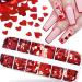 JMEOWIO Red Heart Nail Glitter - Valentine's Day Nail Art Accessories for Women & Girls | Shop Internationally! - Buy Online on GoSupps.com