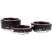 INSEESI Auto Focus Macro Extension Tube for Canon EOS Cameras - Compatible with Rebel t6, t6i, 80d, t7i, 5d Mark iv, 6d Mark ii - Black/Red - Buy Online on GoSupps.com