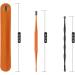 4sets Steel Care Earwax Adult Pick Cleaning Adults Picker Household Reusable Spiral End with Kit for Cleaner Double-Headed Professional Spoon Practical Curette Remover Double Orange dark Greyx2pcs 15.5x3cmx2pcs - Buy Online on GoSupps.com