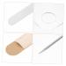 Buy 1 Set Cosmetic Mixing Palette & Tools - Foundation Mixing Tray & Spatula (17.5x15cm) - International Shipping Available - Buy Online on GoSupps.com