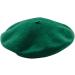 AIYUE Wool French Beret in Dark Green - Unisex Artist Painter Hat - Buy Online on GoSupps.com
