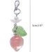 Buy Cute Acrylic Fish Tail Strawberry Pig Cell Phone Trailer & Keychain Adorable Cartoon Accessory for Keys & Lanyards - Buy Online on GoSupps.com