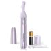 TOUCHBeauty Eyebrow Hair Trimmer for Women Painless Precision Eyebrow Shaper Pen-Shaped Hair Remover Razor for Face Chin Neck Upper-Lip Peach-Fuzz Mini Sized Battery-Operated Purple Color 1658A