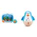 Baby Einstein Sea Dreams Soother Schlumemlicht for the cot with remote control lights and melodies & HAPE standing penguin standing male with sound blue from 6 months bundle with rain maker blue