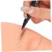 Beavorty 6pcs Eyebrow Marker Pen White Piercing Marking Pen Waterproof Makeup Maker Writing Brush Body 13.9x1.8cm Blue - Buy Online on GoSupps.com
