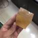 Natural Orange Calcite aquare Crystal Gemstone Reiki Iceland Spar Crystal Cube Natural Stones and Minerals - Buy Online on GoSupps.com
