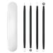 HOTX Pimple Popper Tool Kit  Comedone Blackhead Remover Zit Blackhead Extractor Tool for Nose Face  Blackhead Needle Acne Needle Beauty Tool Candy Color Tool Kit. (4Pcs Set) (Black)
