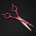 Professional 5.5 Inch Pink Hair Cutting Scissors Set - Steel & Ceramic Thinning Shears for Barbers & Hairdressers | International Shipping Available - Buy Online on GoSupps.com