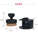 Circle Flat Foundation Makeup Brush - Liquid Foundation & Concealer Brush with Cleansing Egg | Advanced Synthetic Hair Angled Design for Flawless Application - Buy Online on GoSupps.com