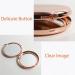 Oaiqiy Compact Mirror Set - Rose Gold 2 Pack, 2.75 Inch Handheld Travel Makeup Mirrors with 1X/2X Magnification - Buy Online on GoSupps.com