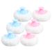 iplusmile 6pi ces Houppette pour Gar on Fille Applicateur de Poudre Compacte Lavable Doux pour Peau Sensible