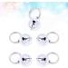 POPETPOP 5pcs Dog Cat Bells Dog Charm Bells with Key Rings Save Birds Wildlife for Collars Necklace Pendant Accessories - Buy Online on GoSupps.com