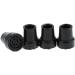 shamjina 4pcs Rubber Anti Skid Crutch Cane Replacement Tips Inserts Black 19mm - Buy Online on GoSupps.com