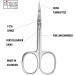 nippes Solingen Cuticle Scissors with Curved Tip for Left-Handed Users Nickel-Plated 9 cm with Clasp Straw and Hardened Tip Pedicure and Manicure for Removing Unnecessary Cuticles - Buy Online on GoSupps.com