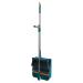 Broom and Dustpan Set House Cleaning Kit Long Handled Dustpan and Brush Heavy Duty Dust Pan Household Dust Pan Combo for Indoor Outdoor Household Cleaning and Sweeping Blue