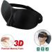 100% Blackout 3D Sleep Mask for Women and Men - Upgrade Contoured Eye Cover with Adjustable Strap for Travel, Nap, Meditation - Light Blocking Blindfold - Buy Online on GoSupps.com