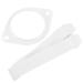 Exceart stoma bond hernia belts Stomast support belt adjustable rubber band soft stoma bandage stoma association breathable-active stoma belt for women men white