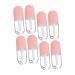SAFIGLE Lot de 8 Tubes D'huile L vres Vides 5 Ml Transparents Rechargeables pour Femmes Format Voyage Cosm tiques Pot de Gloss L vres L ger et Portable