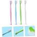 Buy Homsfou Travel Toothbrush Set - 4 Double-Sided Ergonomic Toothbrushes for Wisdom Teeth & Detail Cleaning | International Shipping - Buy Online on GoSupps.com