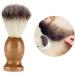 Doitool Badger Hair Beard Brush & Shaving Tool - Men's Wooden Bristle Razor Brush for Cleaning & Grooming | Soft Fur Neck Dust Brush - Buy Online on GoSupps.com