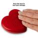 Voice Recordable Heart Button - 2 Minute Talking Plush Toy for Personalized Memory Bear or Baby Heartbeat Keepsake (Red) - Buy Online on GoSupps.com