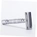 Beaupretty Vintage Double Edge Safety Razor - Chrome Plated Manual Shaver & Mustache Razor for Face - Old Fashioned Alloy Holder - Buy Online on GoSupps.com