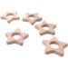 Wendysun 10pcs Cartoon Wood Teether Set - Natural Animal & Star Shape Baby Teething Toy - Buy Online on GoSupps.com