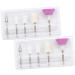 minkissy Drill nail Salon bits nail Buffing Bits Cuticle Nail drill nail bit replacement nail grinding Nail Cleaner bits nails drill bits grinding for nail manicure polishing Nails 8X4cm Assorted Color - Buy Online on GoSupps.com