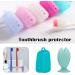 MANYUN Travel Toothbrush Covers - 5 Pcs Portable Toothbrush Holder for Clean & Hygienic Home Travel Use - Buy Online on GoSupps.com