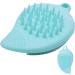 Facial Scrubber - Double Side Soft Silicone Facial Cleansing Brush - Manual Face Wash Brush for Deep Cleaning Scalp Brush for Women and Men Lake Blue - Buy Online on GoSupps.com