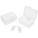 Didiseaon 2pcs Nasal Support Fixator Nostril Retainer for Rhinoplasty Recovery Silicone Nose Guard Preventing Deformation Post Nose Surgery Protector