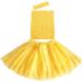 4pcs Crochet Tube Top Tutu Dress Set for Baby Girls - Lemon 25x30cm - Buy Online on GoSupps.com