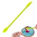 Anti-brewing stamp wax scraps silicone double-end spatula cooking utensils cosmetic needs versatile silicone double-end spatula ideal for cooking and green for cosmetics